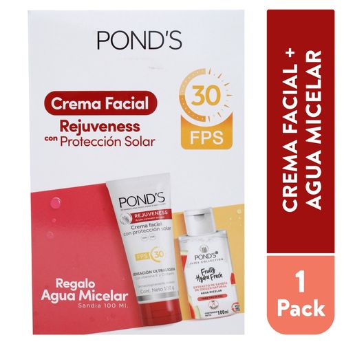 Crema Rejuvenecedora Ponds Fps30 Agua Micellar - 200 gr