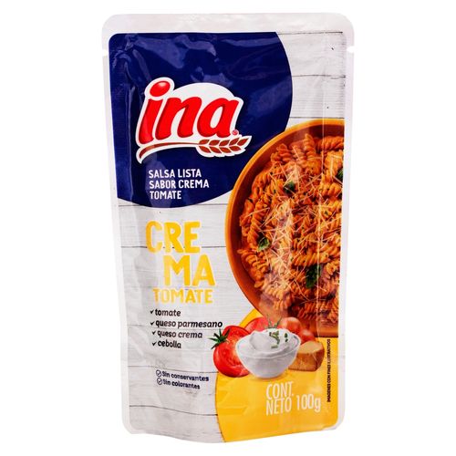 Salsa Ina Crema Tomate 100 Gr