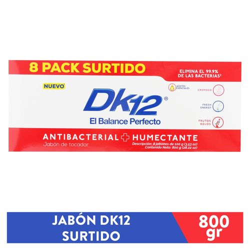 8pk Jab Antibacterial Dk12 Surtido 800gr