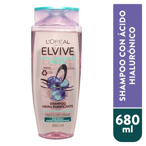 Shampoo Elvive Hidra Hialuron Pure 680Ml