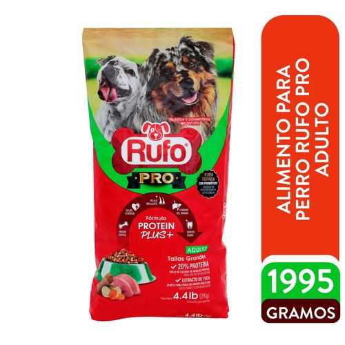 Alimento Perro Rufo Pro Adulto 2000Gr