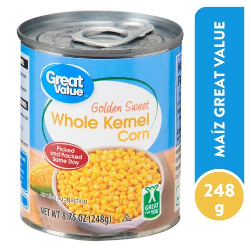 Maiz Great Value Lata - 241 g