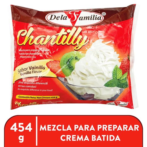 Crema Chantilly De La Familia- 454gr