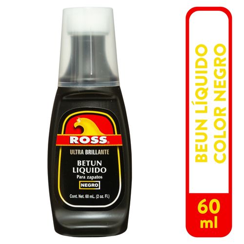 Betun Ross Liquido Color Negro- 60ml