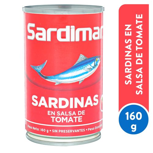 Sardina Sardimar Cilindrica Tomate - 160gr