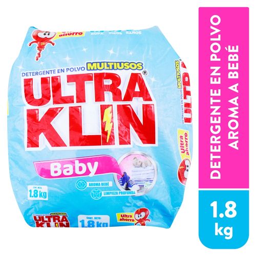 Detergente Polvo Ultraklin Baby 2000 Gr