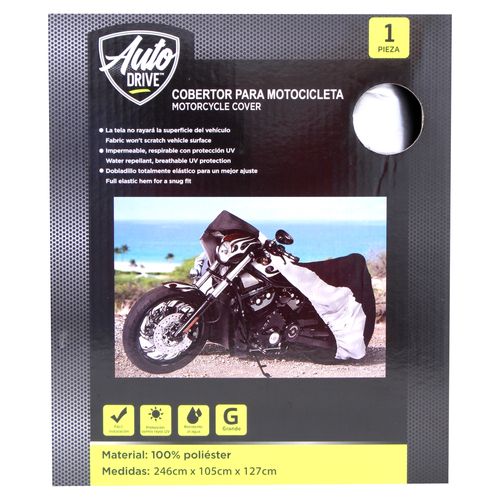 Funda Moto Xl Tamano246x105x127 Cm