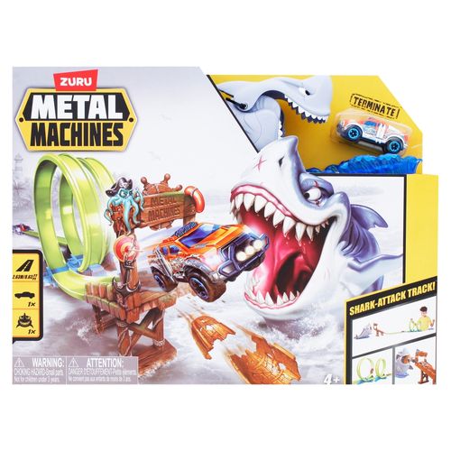 Pista Metal Machines ataque tiburón