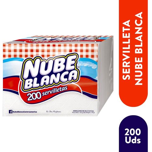 Servilleta Nube Blanca Multipack 200Ea