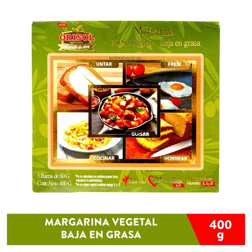 Margarina Orisol Con Aceite Oliva - 400gr