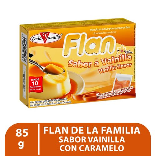 Flan De La Familia Con Caramelo - 85 g