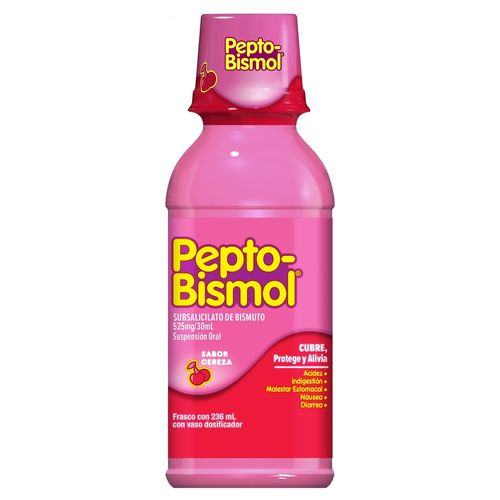 Suspensión Pepto-Bismol Sabor Cereza 236 ml