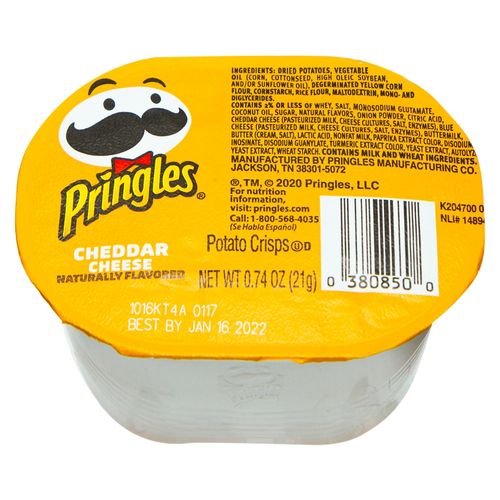 Boquita Pringles Cheddar Cheese - 21gr