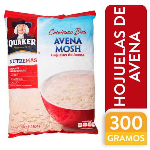 Quaker Avena En Hojuelas Mosh - 300gr