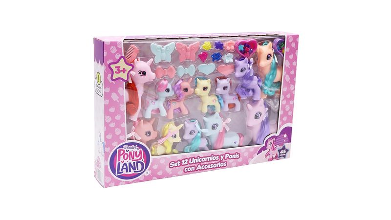 Comprar Mega Set Wonder Pony Land unicornios con accesorios Walmart Honduras