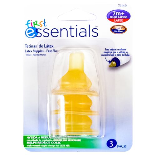 Mamadera First Essentials de Latex 7 Meses