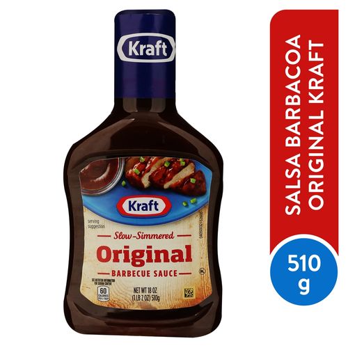 Salsa Barbacoa Kraft Original Botella - 510g