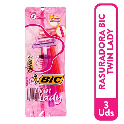 Rasuradora Bic Doble Hoja Mujer -3unidades