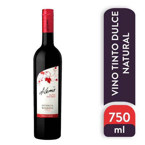 Vino Dilema Tinto Dulce Natural 750ml