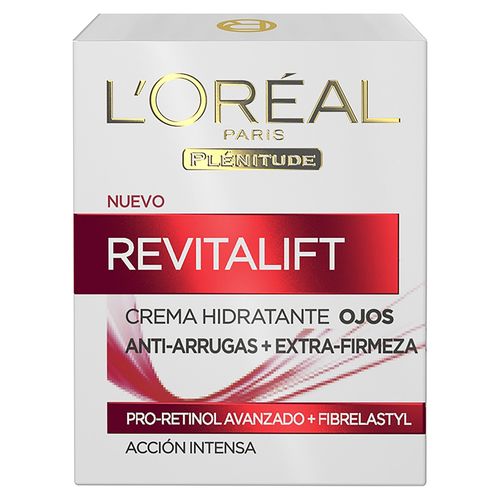 Crema Loreal Revitalif Ojos Hidrata 15Ml