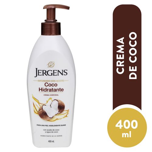 Crema Corporal Jergens Coco Hidratante - 400ml