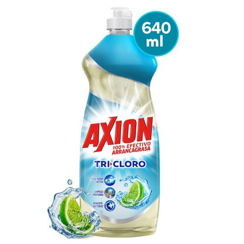 Lavaplatos Líquido Axión Tri Cloro - 640ml