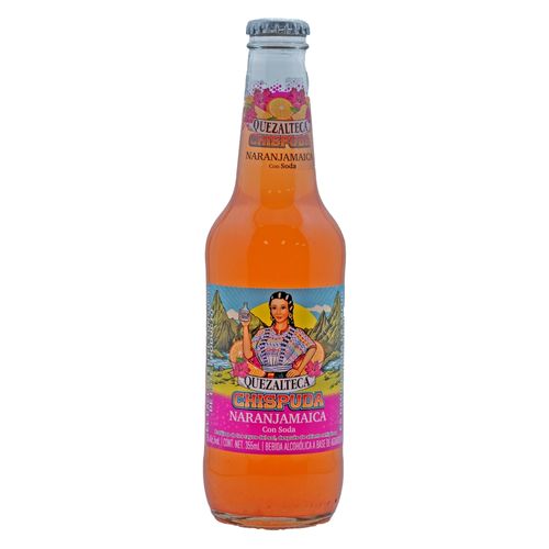 Bebida Quezalteca Chispuda NaranJamaica - 355ml