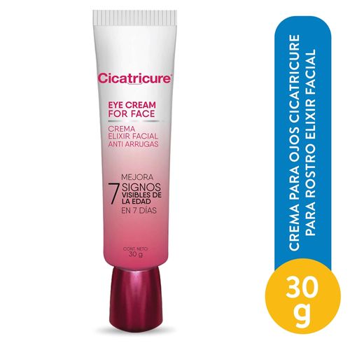 Crema para ojos Cicatricure para rostro Elixir Facial -30 g