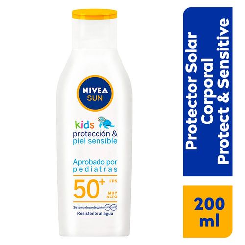 Protector Solar Nivea Sun Kids Corporal Protect & Sensitive - 200 ml