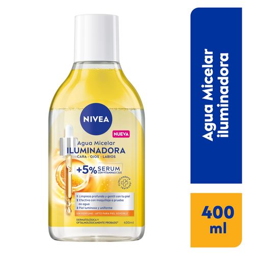 Agua Micelar Nivea Iluminadora 400 Ml