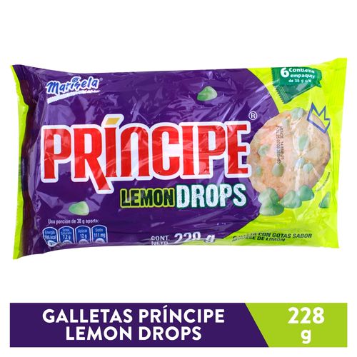 Galleta Principedrops Limón 6 Pack - 228 g