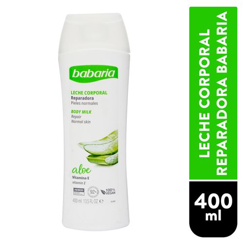 Crema Babaria Leche Corporal Aloe 400 Ml