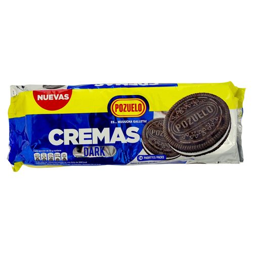 Galleta Pozuelo Cremas Dark- 396gr