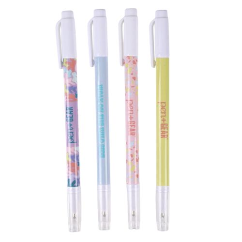 Bolígrafo Pen Gear tinta negra -4 pzas