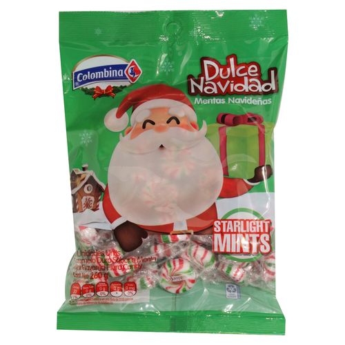 Dulces Mentas Colombina Navidad 260 Gr