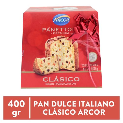 Panetone de Frutas Arcor 400gr