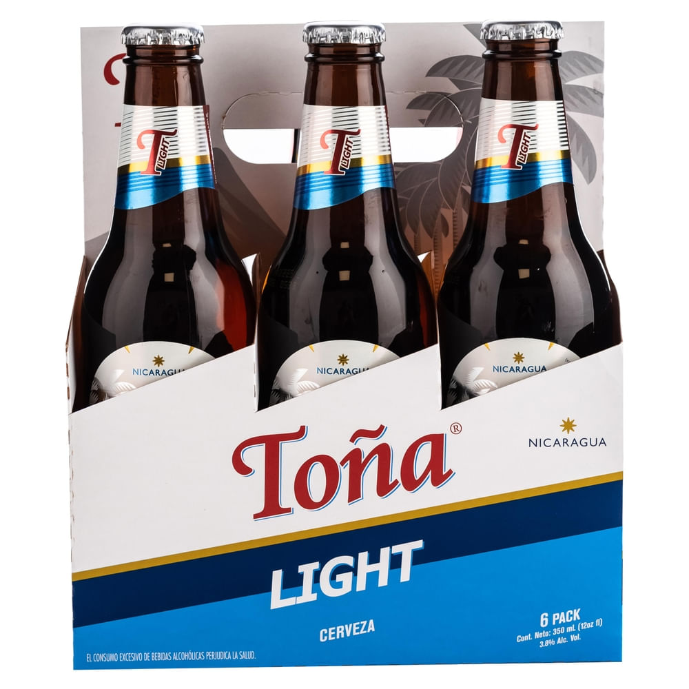 6 Pack Cerveza Tona Light Botella - 350Ml - Walmart | Honduras