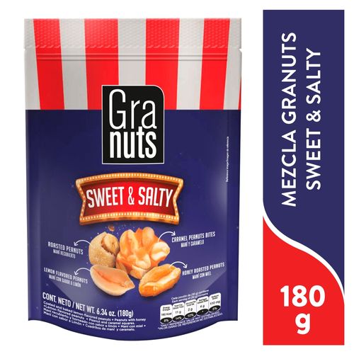 Mezcla Granuts Sweet & Salty - 180 g