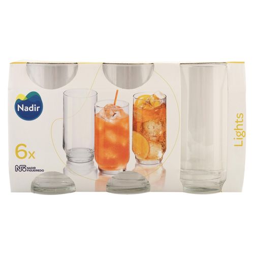 Set De Vasos Long Drink Nadir Lights- 6 Unidades