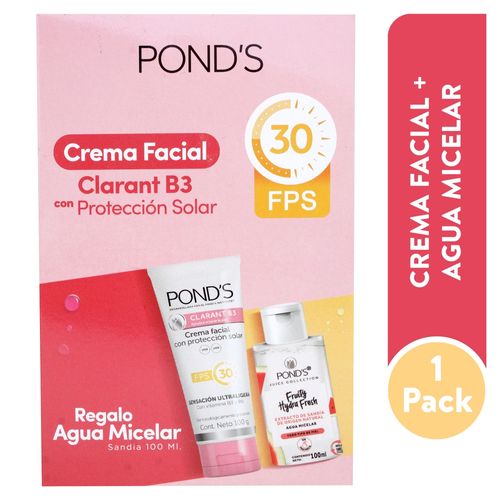 Crema Aclarante Ponds Fps30 Agua Micellar - 200 gr