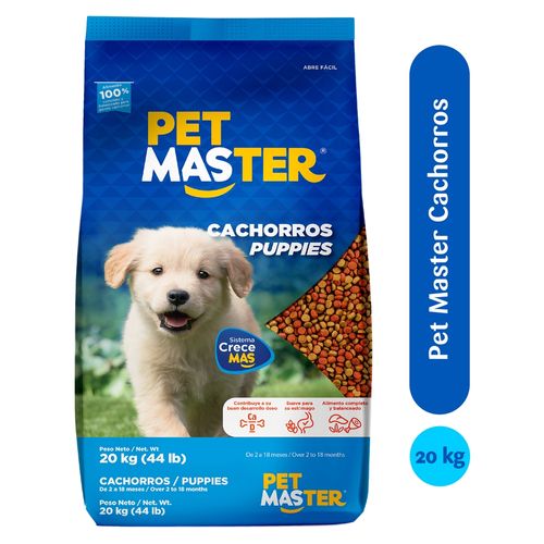 Comida Perro Pet Master Cachorro - 20 kg