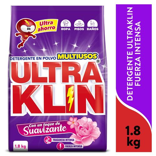 Detergente Ultraklin Fuerza Intensa 2Kg