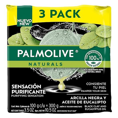 Jabon Palmolive Arcill Y Eucal 3pk 300gr