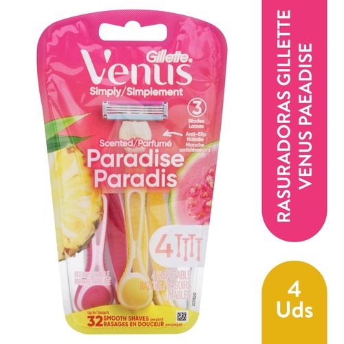 Rasuradora Gillette Venus Simply - 4 Unds