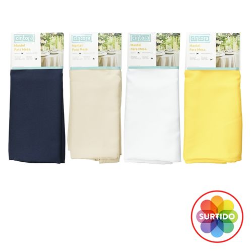 Mantel Liso Para Mesa 6-8 Plazas