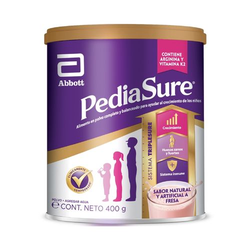 Complemento Pediasure Sabor Fresa 400 Gr