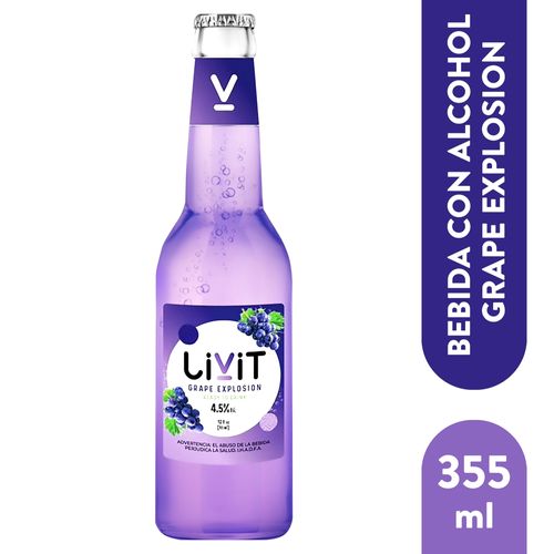 Livit Grape Explosion Uva 355 Ml