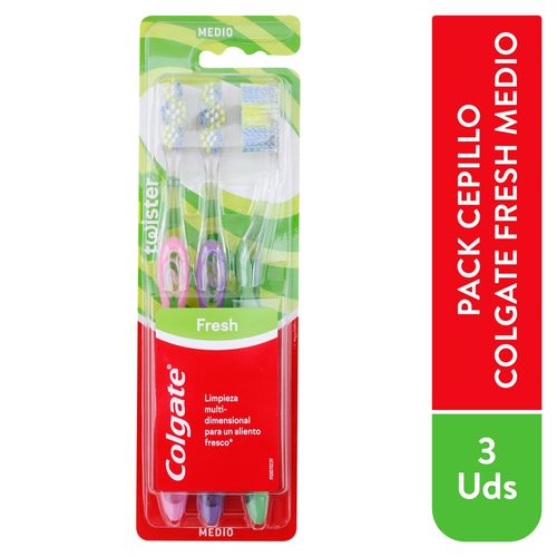 Cepillo Dental Marca Colgate Twister, Limpieza Multidimensional 3 Pack