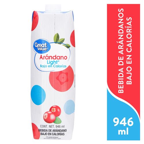 Bebida Great Value Arandano Light - 1000ml