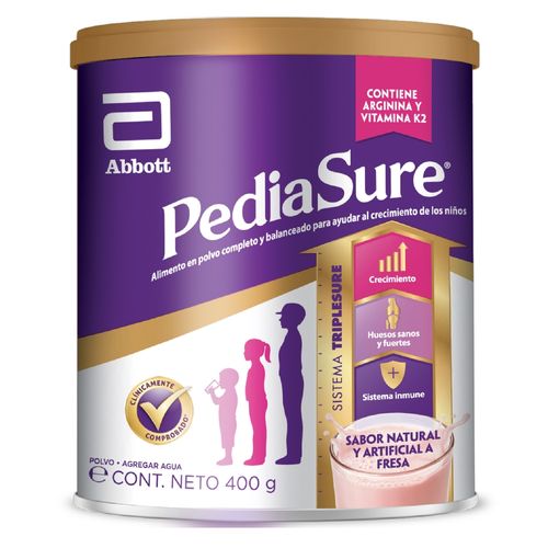 Complemento Pediasure Sabor Fresa 400 Gr
